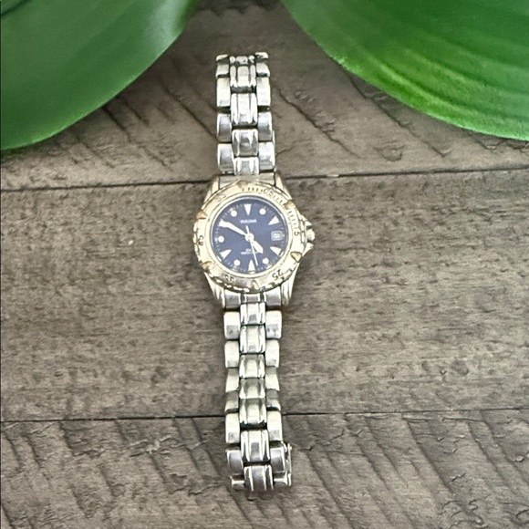 Pulsar Silver Watch with Deep Blue Dial - Picture 2 of 3